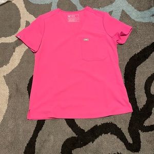💗💜FIGS Catarina™ One-Pocket Scrub Top Limited edition- Electric Orchid XS EUC